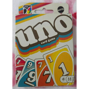 NEW Mattel UNO Iconic 70s Edition Retro Design Card Game Limited Edition #1 of 5